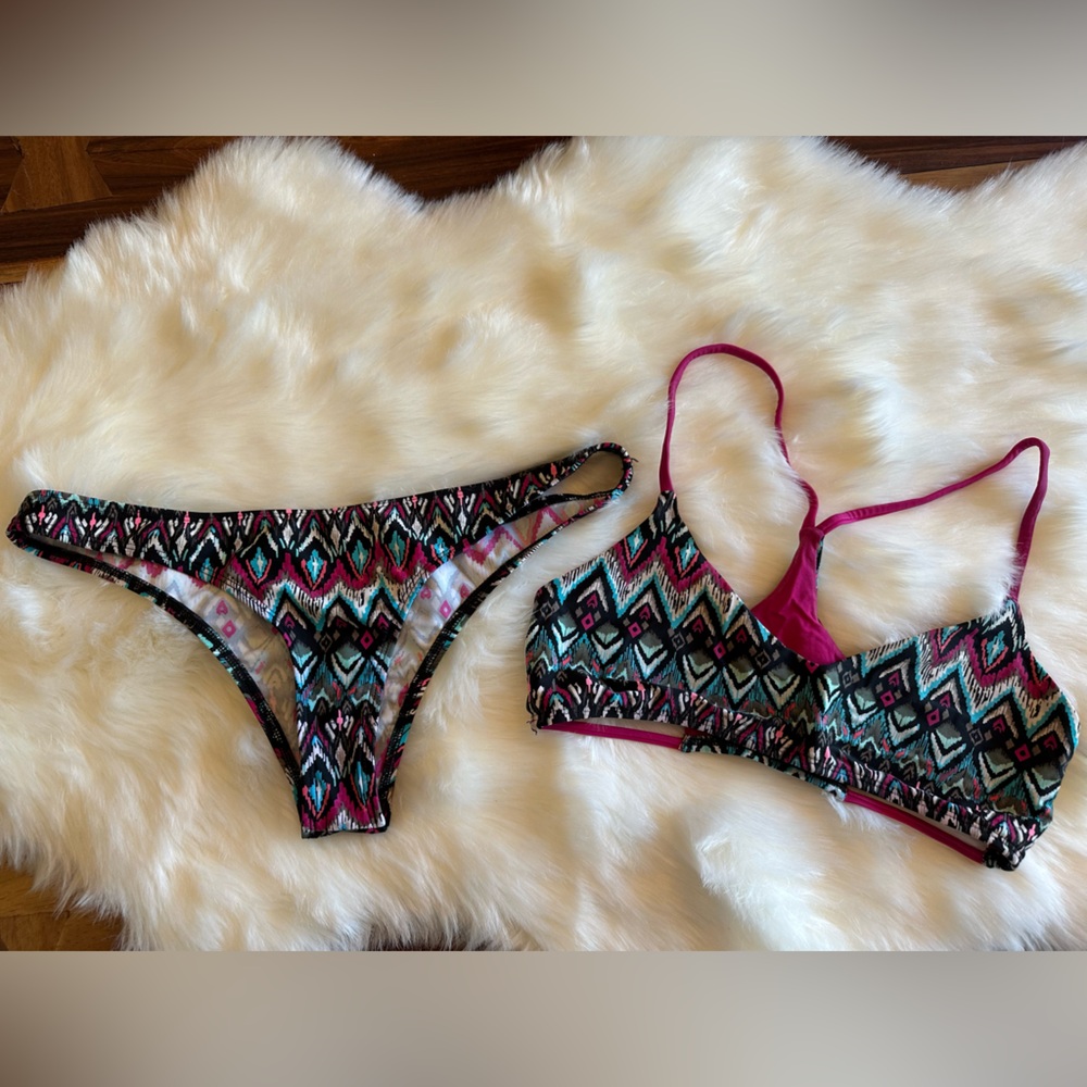 Colorful Geometric Bikini Set